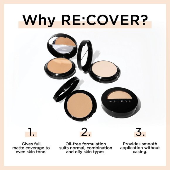 RE:COVER Pressed Powder Foundation - Picture 3 of 12